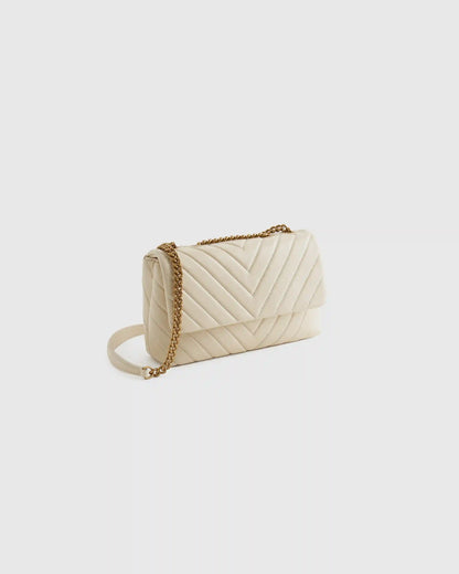 Italian Leather Quilted Convertible Crossbody