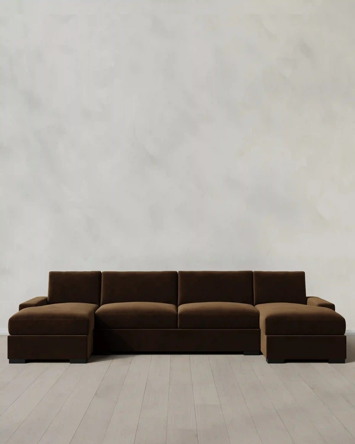 Stillman U Sectional in Performance Velvet