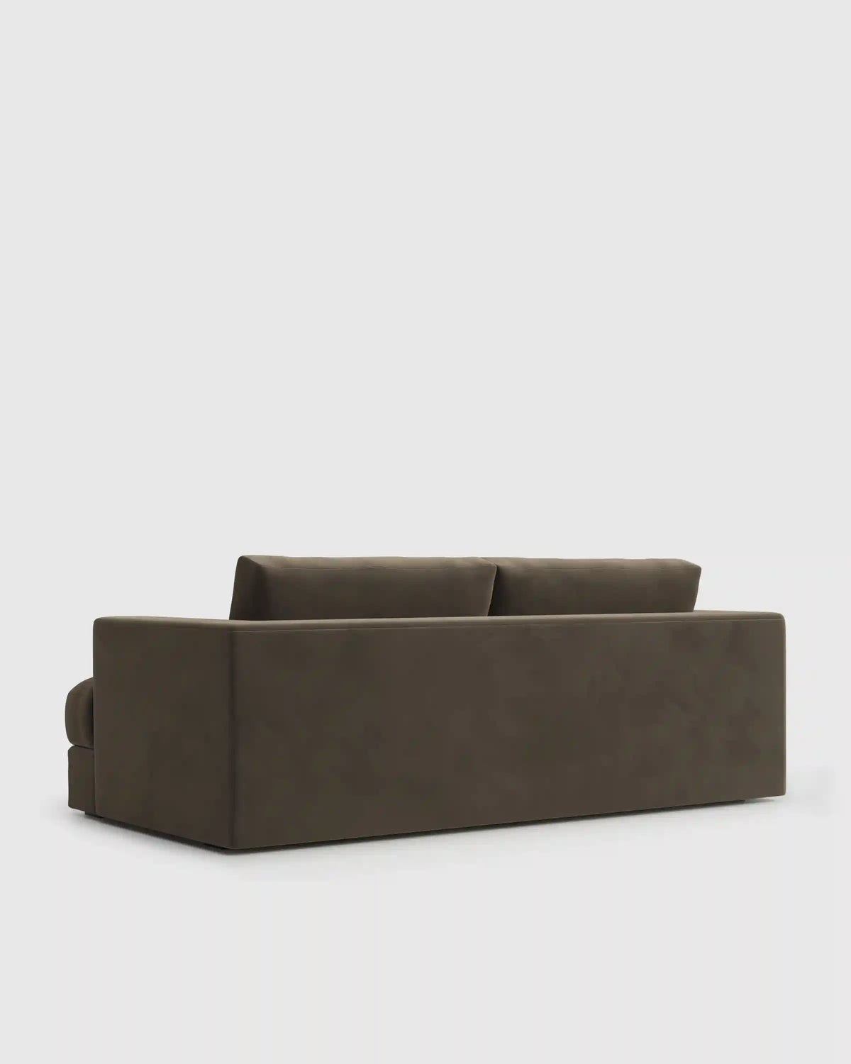 Sierra Curved Arm Sofa in Performance Velvet