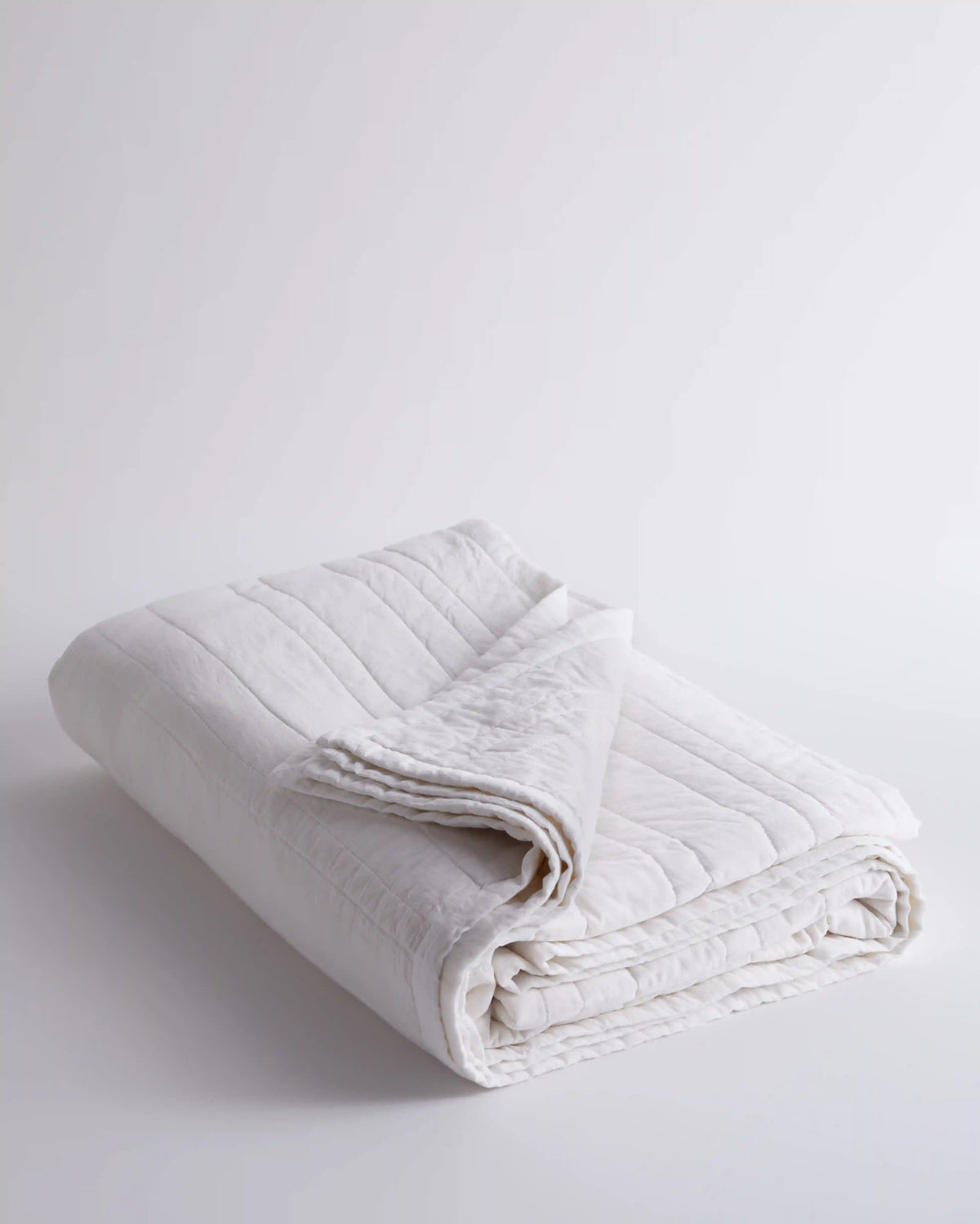 Organic Cotton Stripe Stitch Quilt