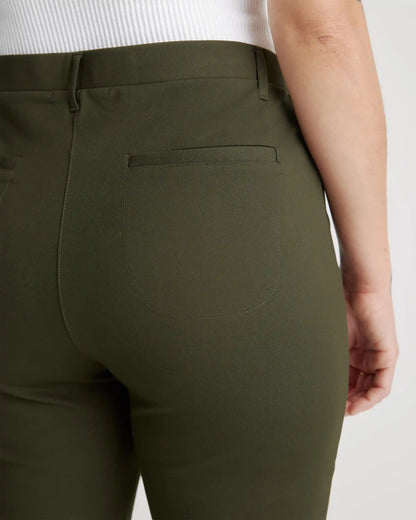 Ultra-Stretch Ponte Straight Leg 4-Pocket Pants