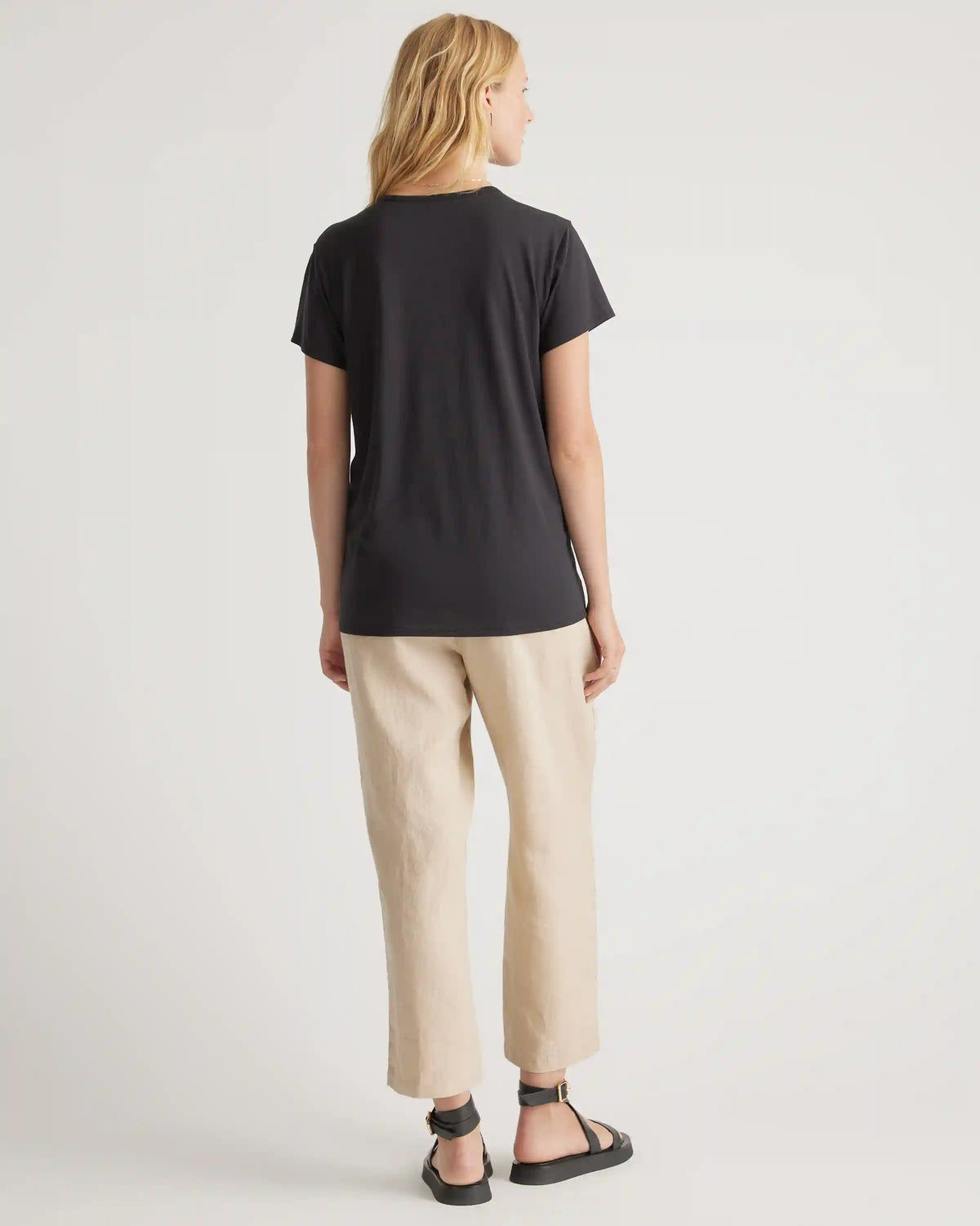 Cotton Modal Maternity Crew Neck Tee (2-pack)