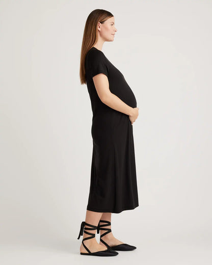 Bamboo Jersey Maternity & Nursing T-Shirt Dress