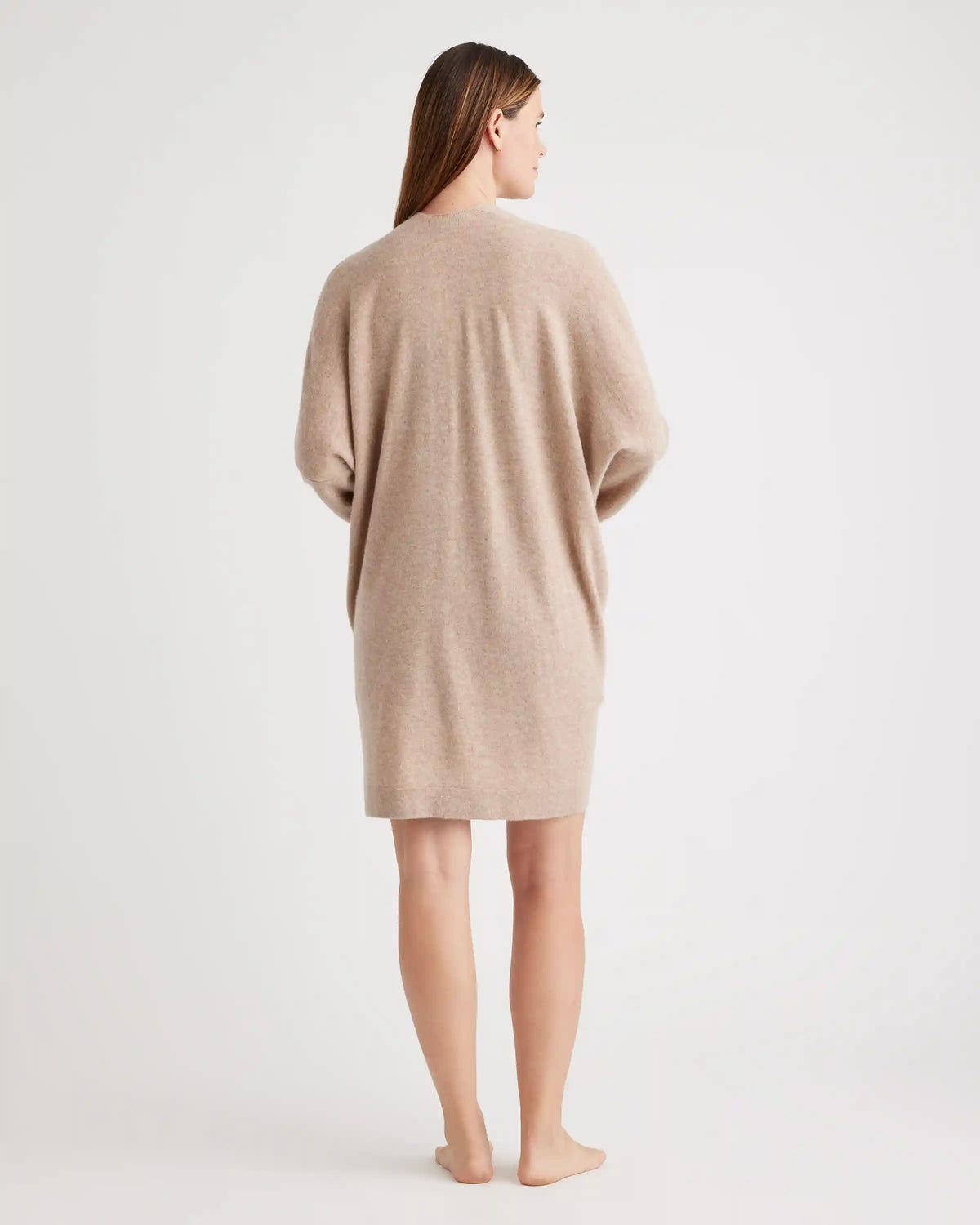 Mongolian Cashmere Maternity & Nursing Cocoon Cardigan