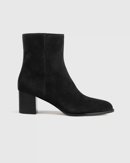Italian Leather Heeled Ankle Boot