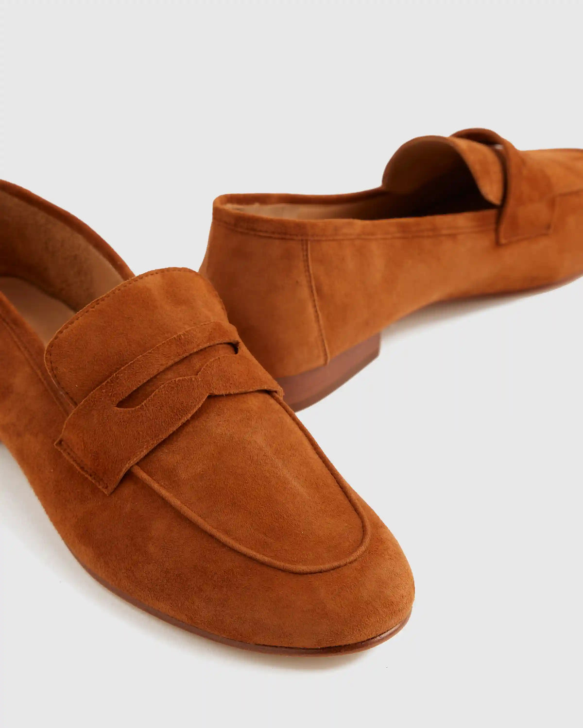 Italian Suede Penny Loafer