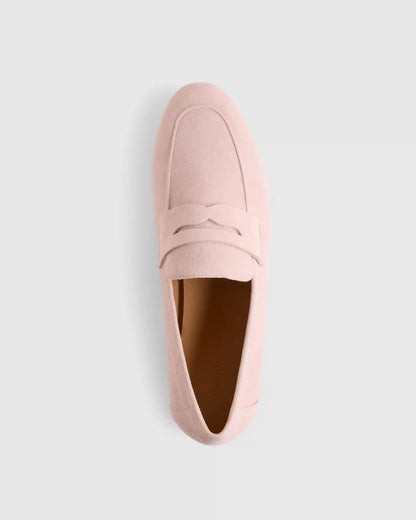 Italian Suede Penny Loafer