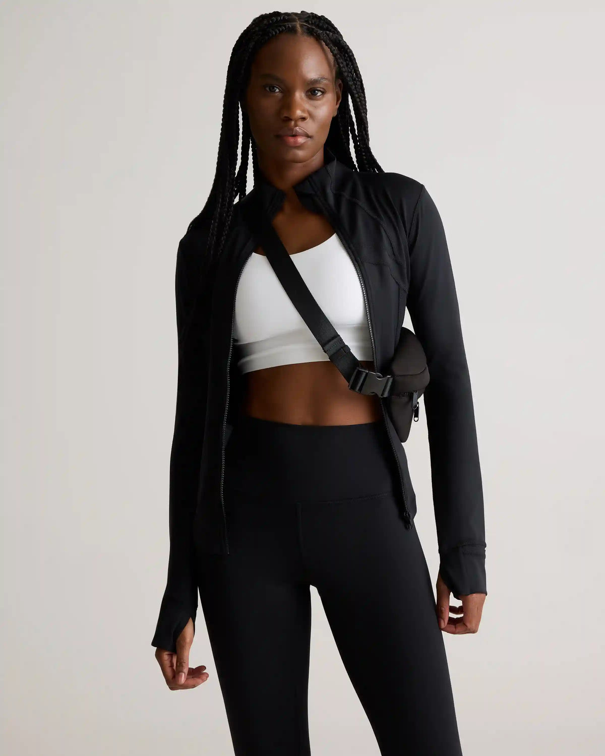 Power-Up Long Line Strappy Sports Bra