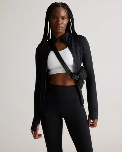 Power-Up Long Line Strappy Sports Bra