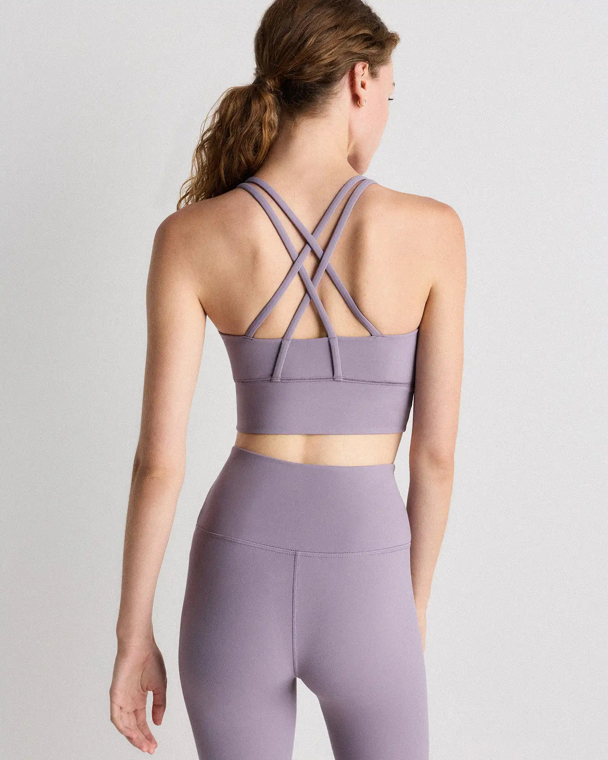 Power-Up Long Line Strappy Sports Bra