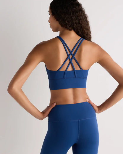 Power-Up Long Line Strappy Sports Bra