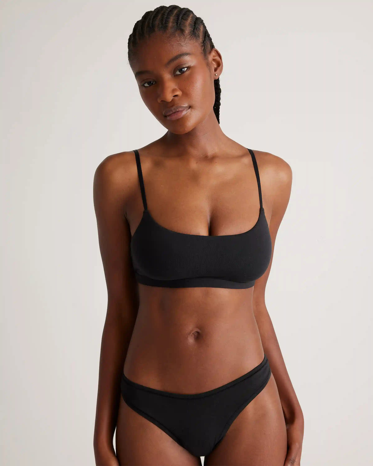 Organic Cotton Scoop Bralette (2-pack)