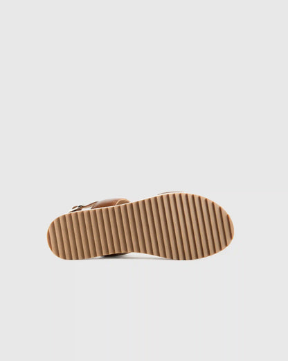 Italian Leather Platform Sandal