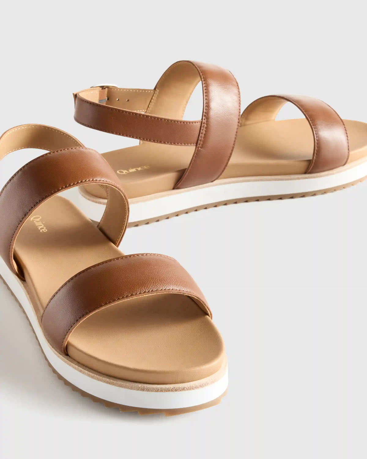 Italian Leather Platform Sandal