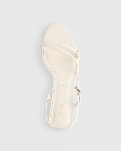 Italian Leather 70mm Strappy Heel