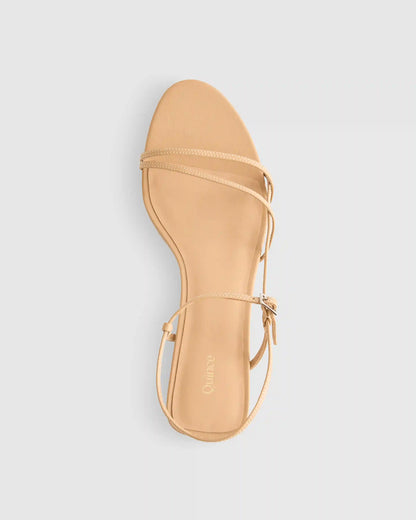 Italian Leather 70mm Strappy Heel