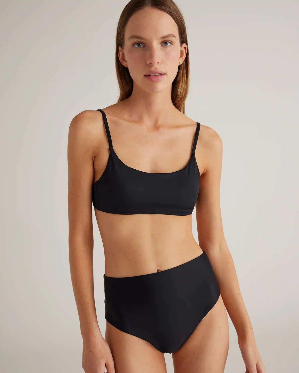Italian Scoop Neck Bikini Top
