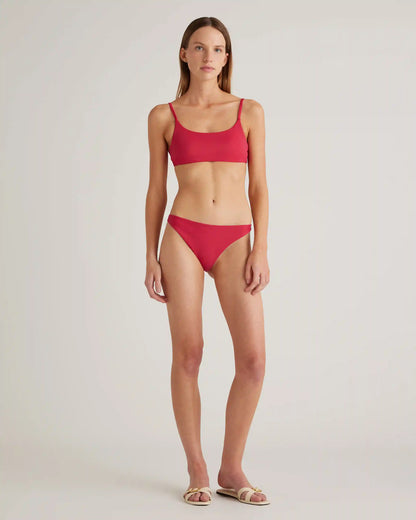Italian Scoop Neck Bikini Top