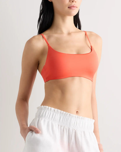 Italian Scoop Neck Bikini Top