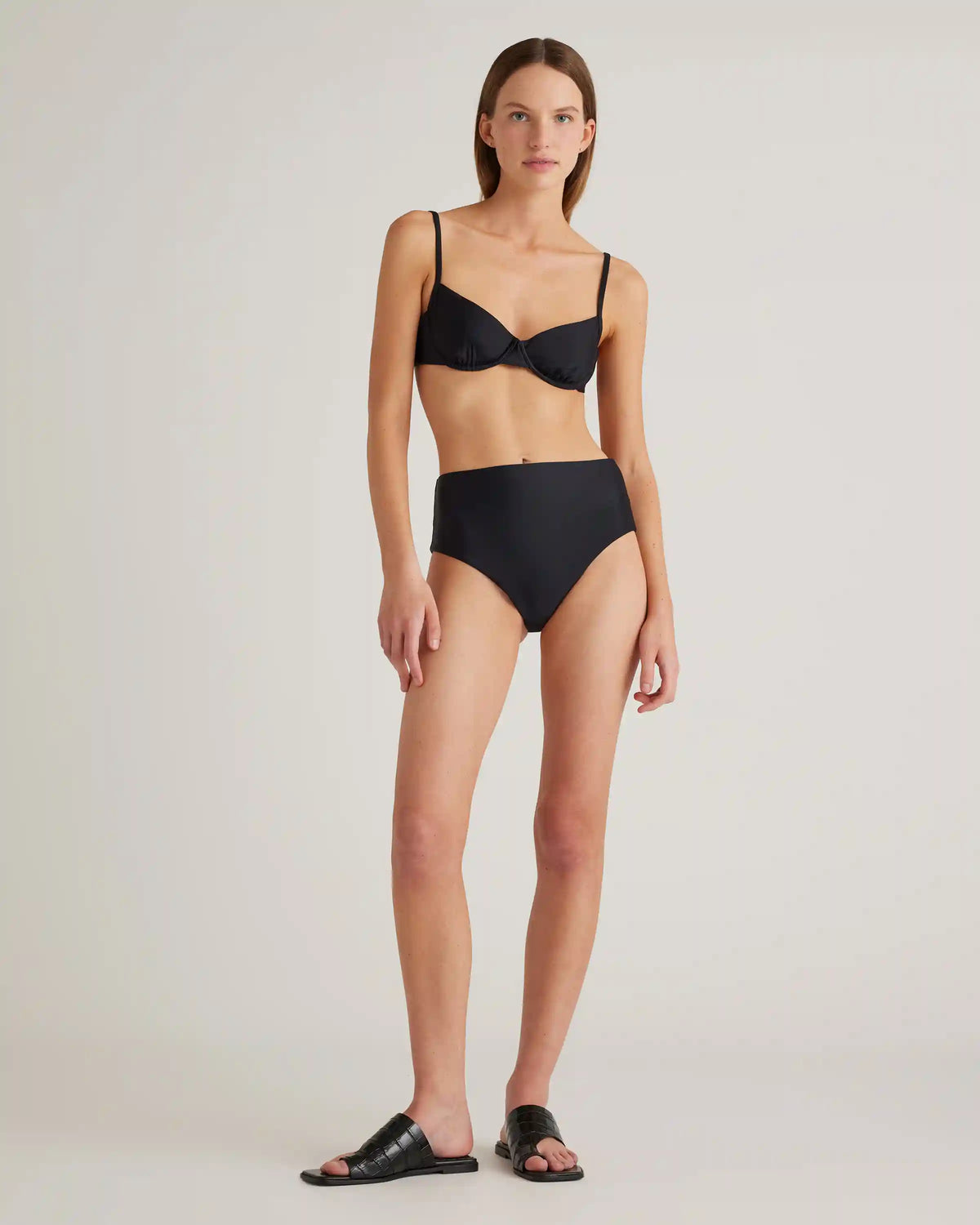Italian High-Rise Bikini Bottom