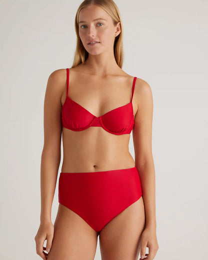 Italian High-Rise Bikini Bottom
