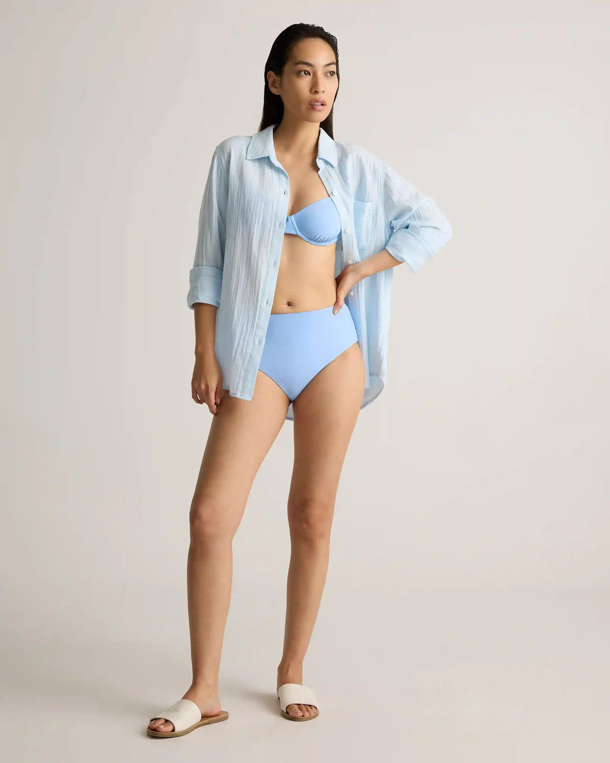 Italian High-Rise Bikini Bottom