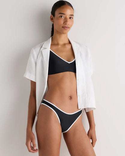 Italian High-Leg Bikini Bottom