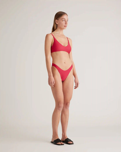 Italian High-Leg Bikini Bottom