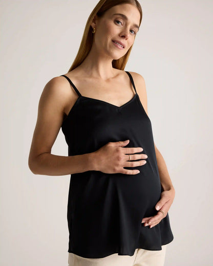 Washable Stretch Silk V-Neck Maternity Cami