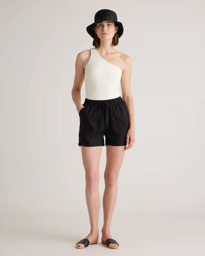 Italian One Shoulder One-Piece Swimsuit