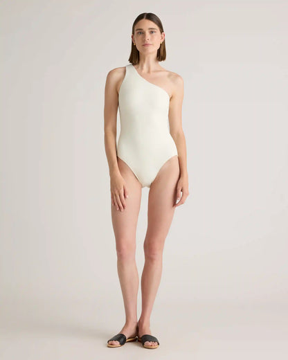 Italian One Shoulder One-Piece Swimsuit