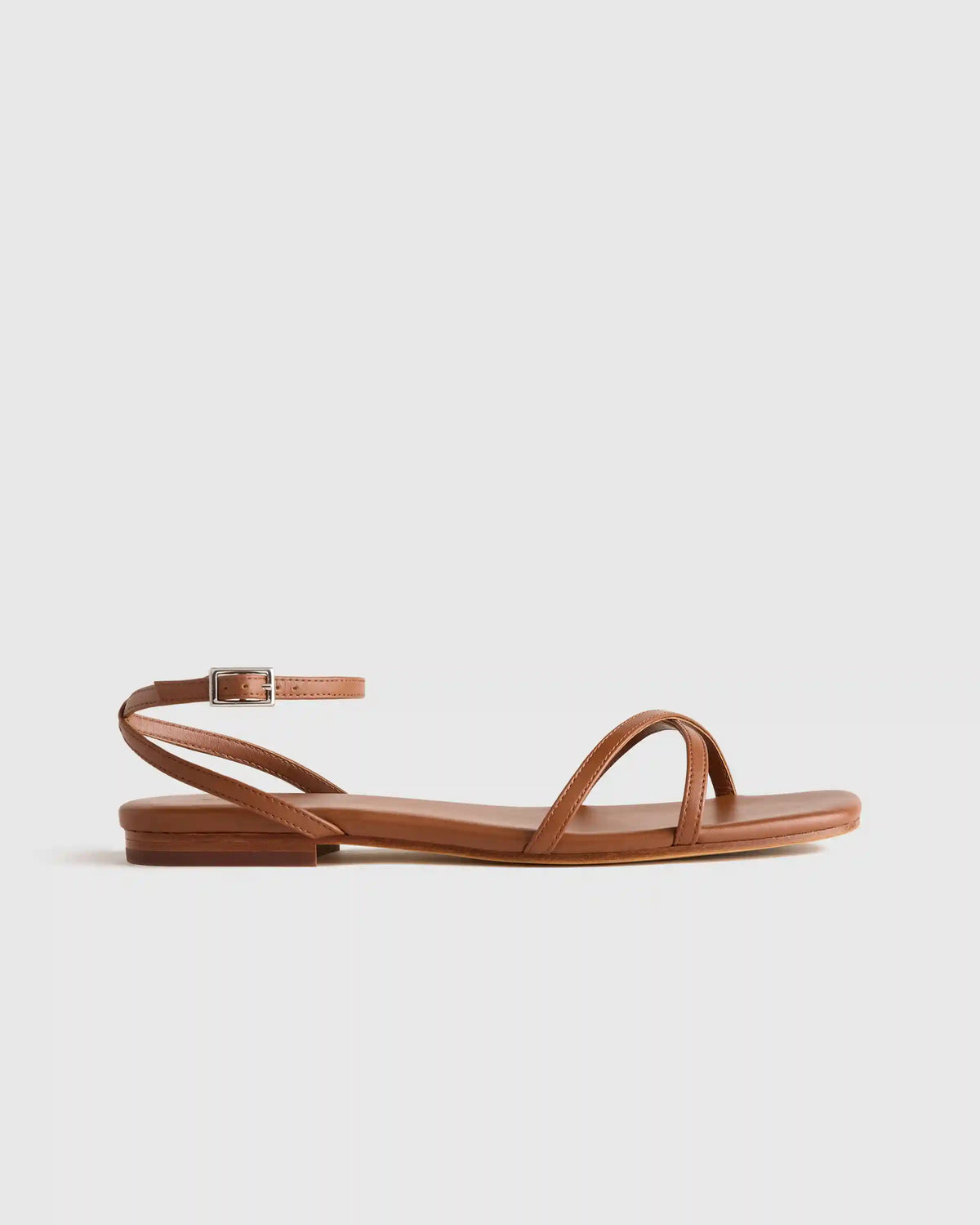Italian Leather Ankle Strap Sandal
