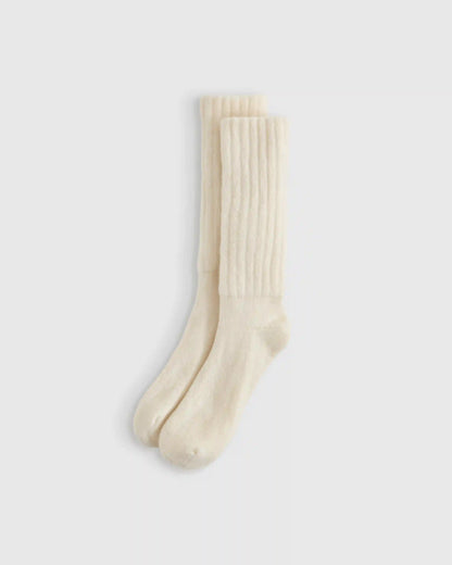 Mongolian Cashmere Slouch Sock