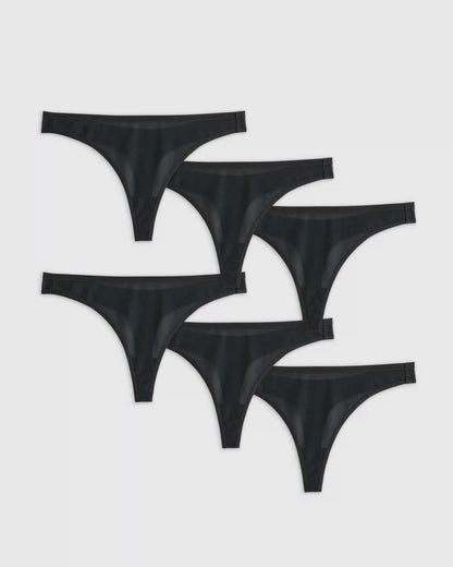 Belgian Mesh Sheer Thong (6-Pack)