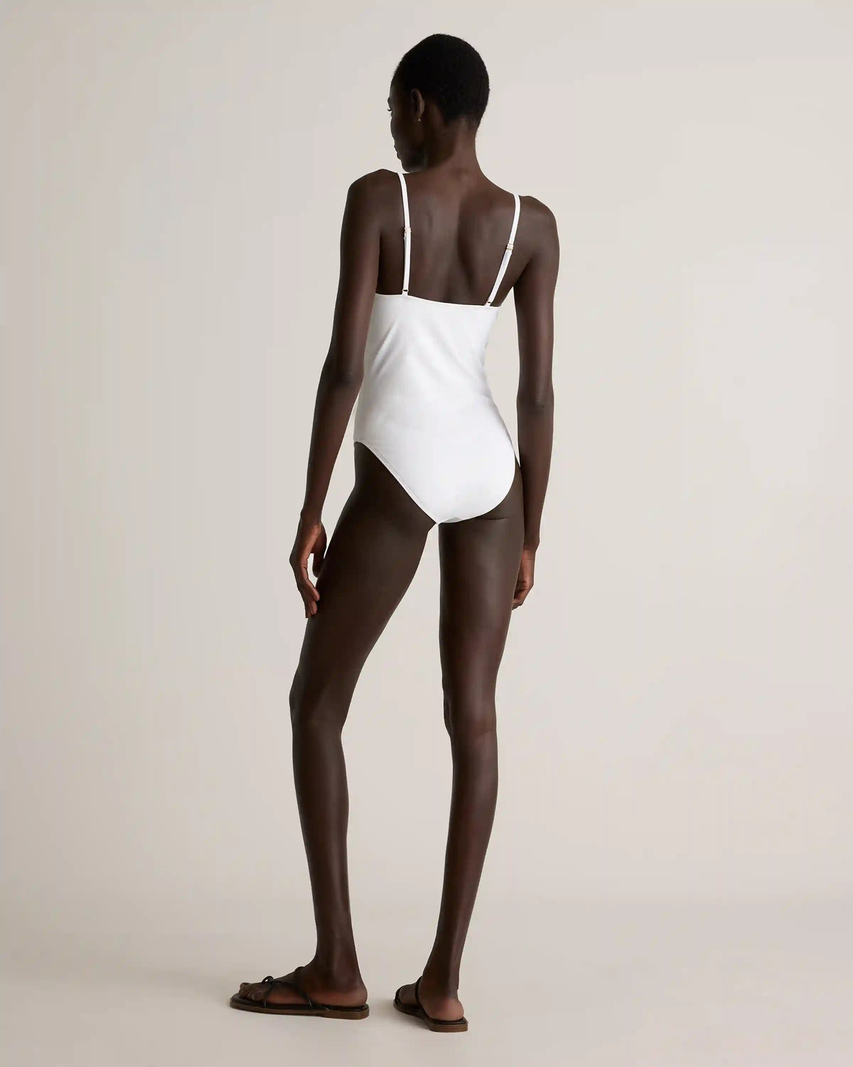 Italian Cami Ribbed One-Piece Swimsuit