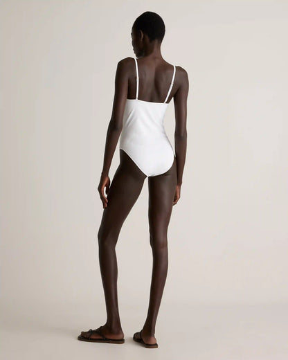 Italian Cami Ribbed One-Piece Swimsuit