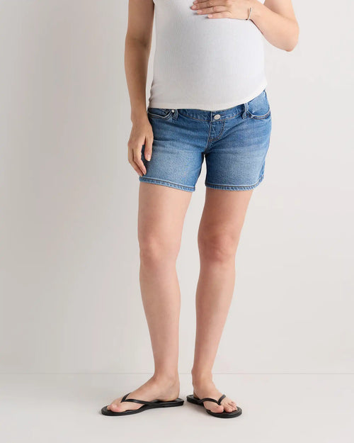 Lila Stretch Maternity Vintage Shorts