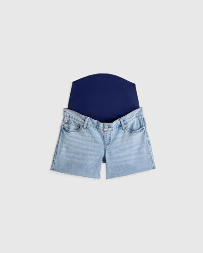 Lila Stretch Maternity Vintage Shorts