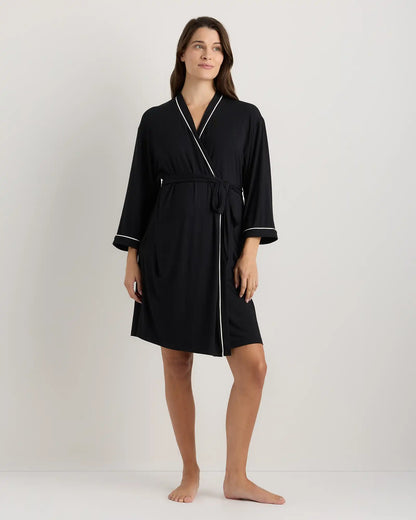 Bamboo Jersey Maternity Robe