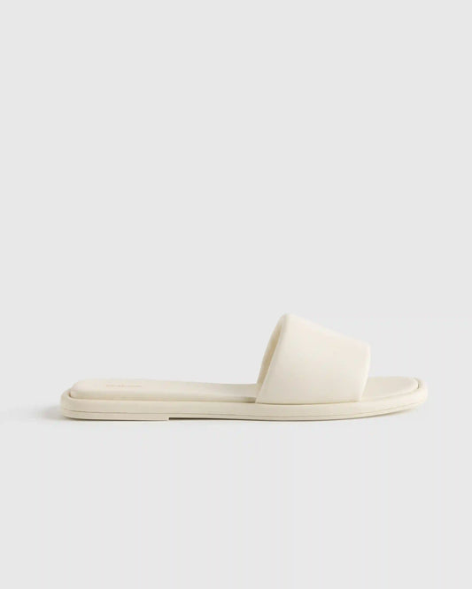 Italian Leather Slide Sandal