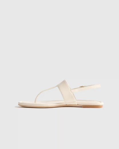 Italian Leather T-Strap Sandal
