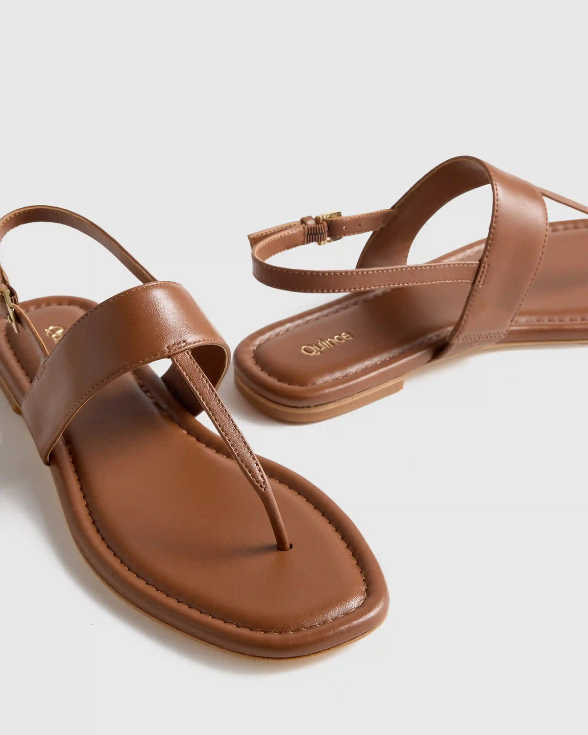 Italian Leather T-Strap Sandal