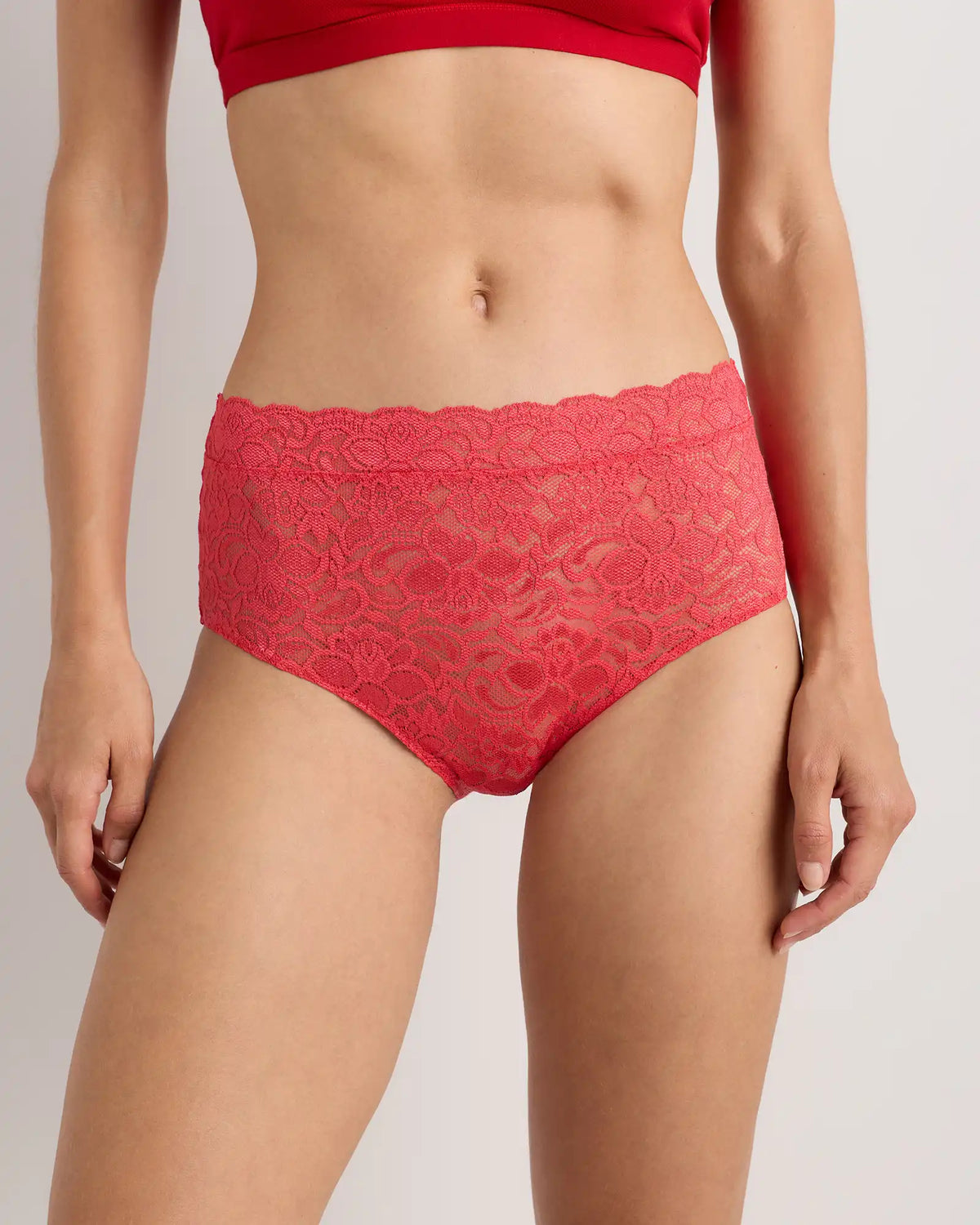 Stretch Lace High-Waisted Brief (6-Pack)
