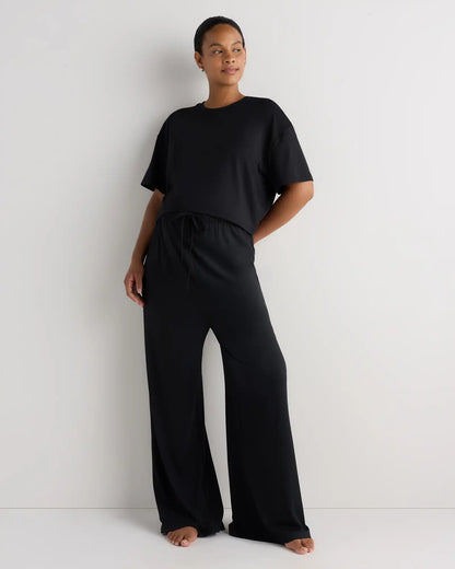 Smooth Stretch Maternity Wide Leg Lounge Pant