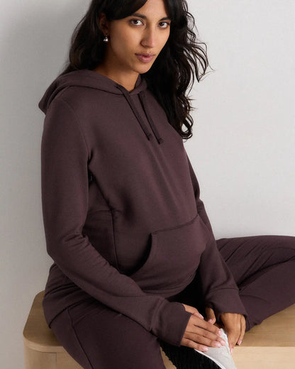 SuperSoft Fleece Maternity & Nursing Hoodie