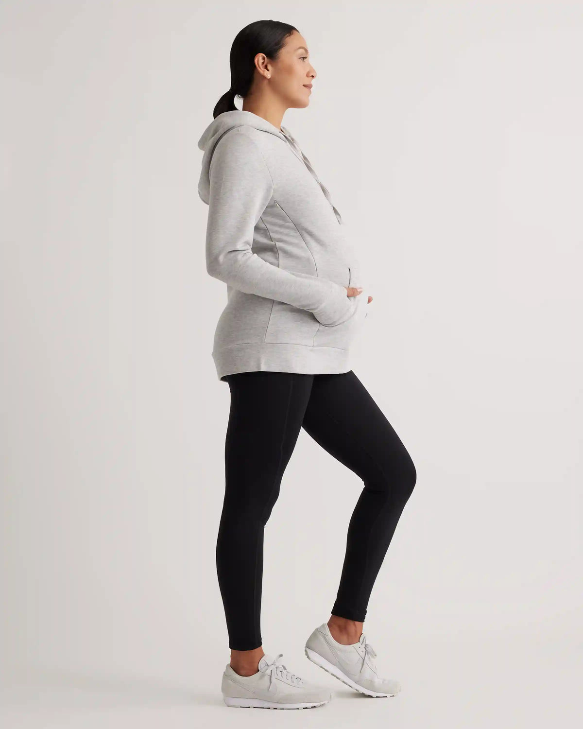SuperSoft Fleece Maternity & Nursing Hoodie