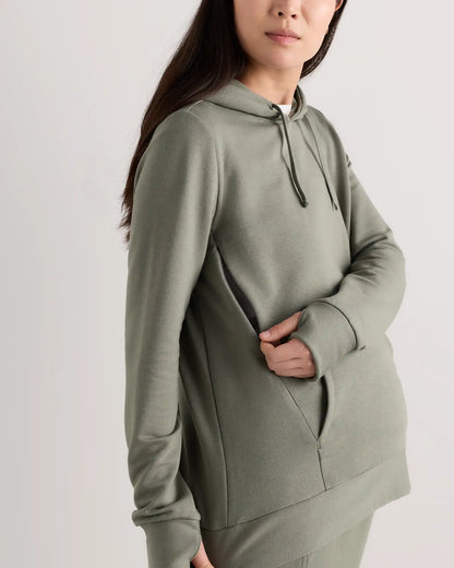 SuperSoft Fleece Maternity & Nursing Hoodie