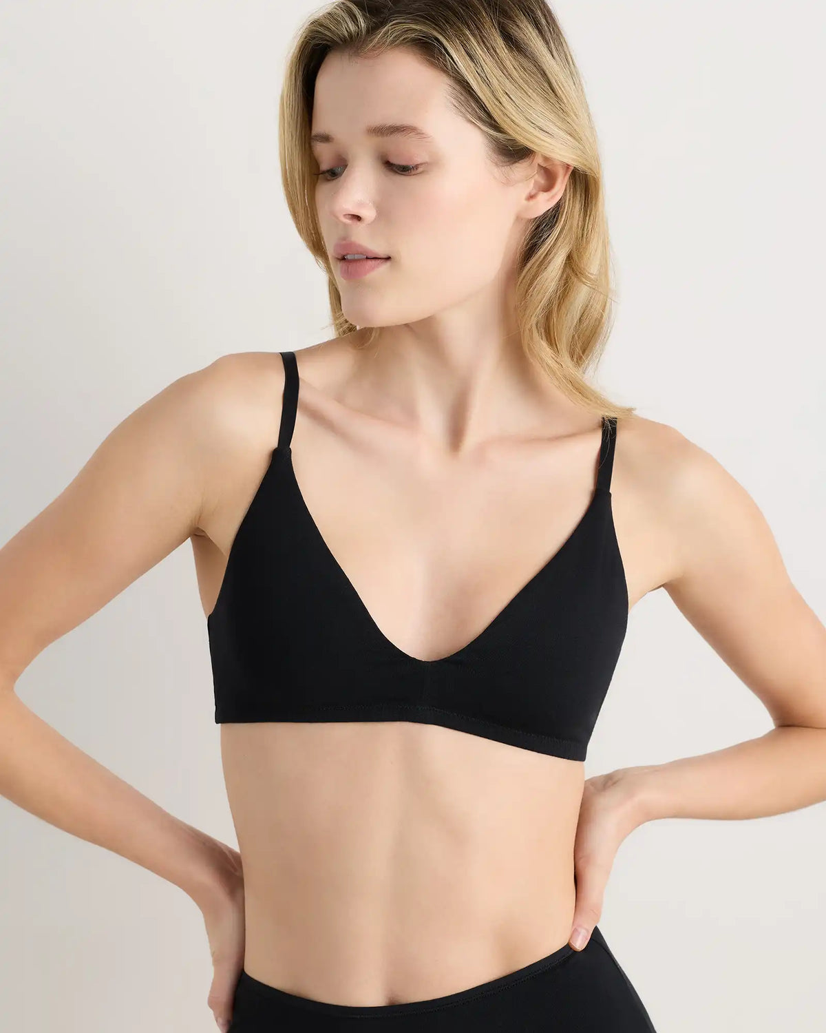 Organic Cotton Triangle Bralette (2-Pack)