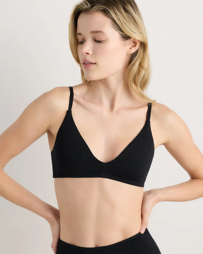 Organic Cotton Triangle Bralette (2-Pack)