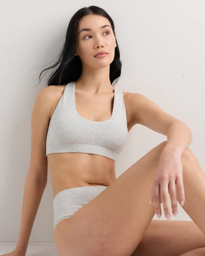 Organic Cotton Racerback Bralette (2-Pack)